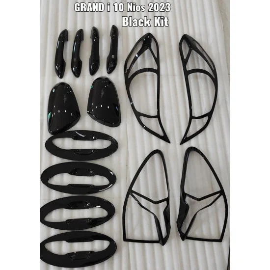 Buy Hyundai Grand i10 Nios Black Combo Kit Car Accessories